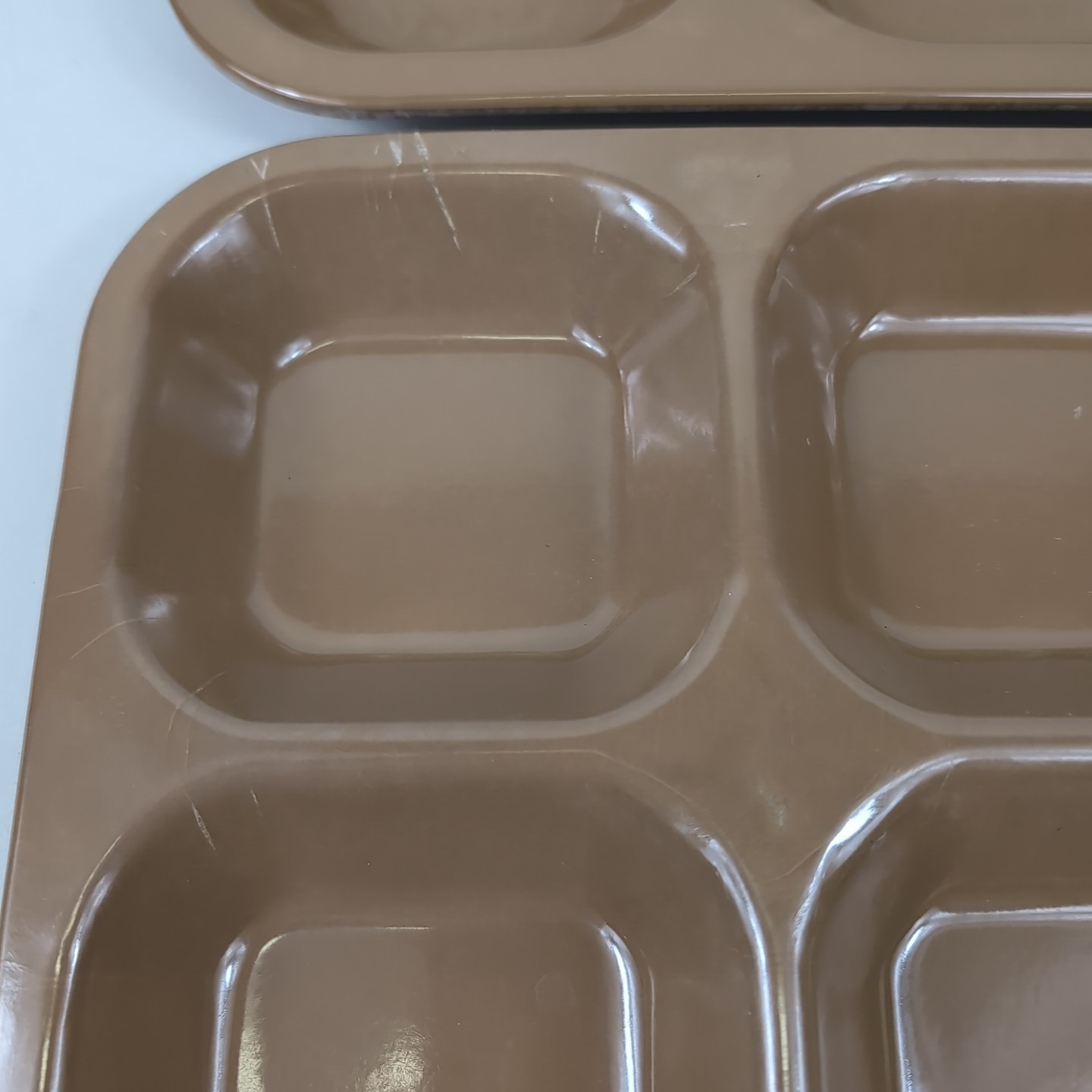 VTG Lot 4 KENRO Melamine Military Army Cafeteria Mess Hall Chow Camp Trays USA