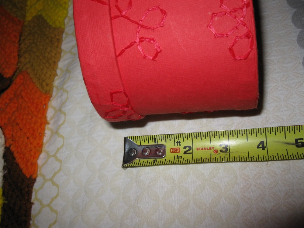 Gift Box Lot red- different sizes 7 items READ