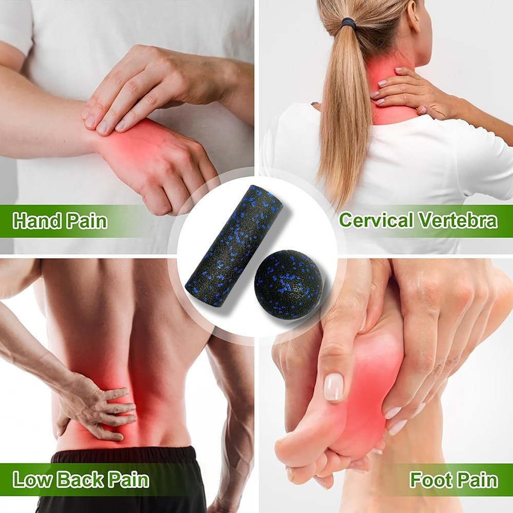 Extra Mini Foam Roller - High Density Massage Roller, Extra Small Yoga Roller...