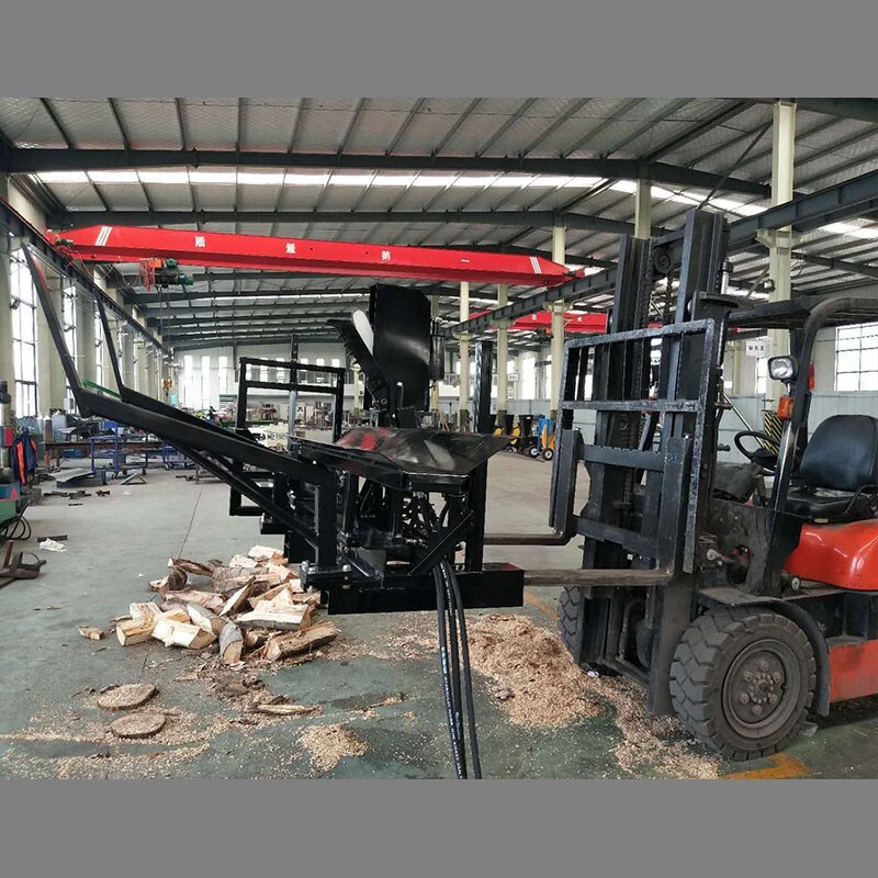 30t Firewood Wood Processor Log Splitter Skid Steer Attachment Forestry Machine