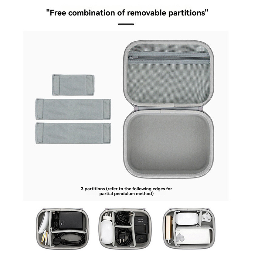 Nylon EVA Hard Case Storage Bag Carrying Box For Accessories Data Cable Mouse
