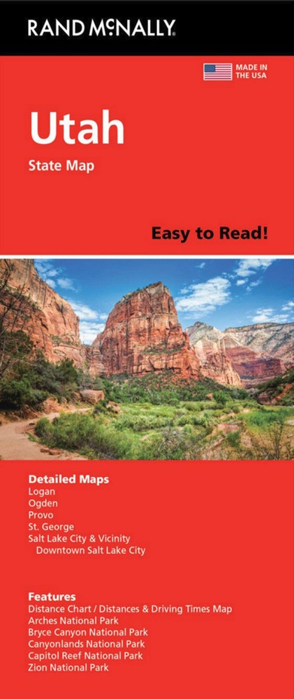 Rand McNally State Map: Utah