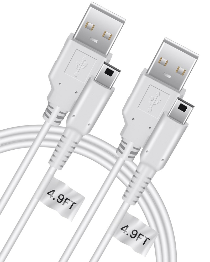 3DS Charger USB Cable - 4.9FT OEM Original Replacement Power Charging Cord...