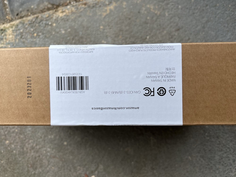 AMAZON BASICS GRADE 3 ELECTRONIC TOUCHSCREEN DEADBOLT DOOR KEYPAD LOCK