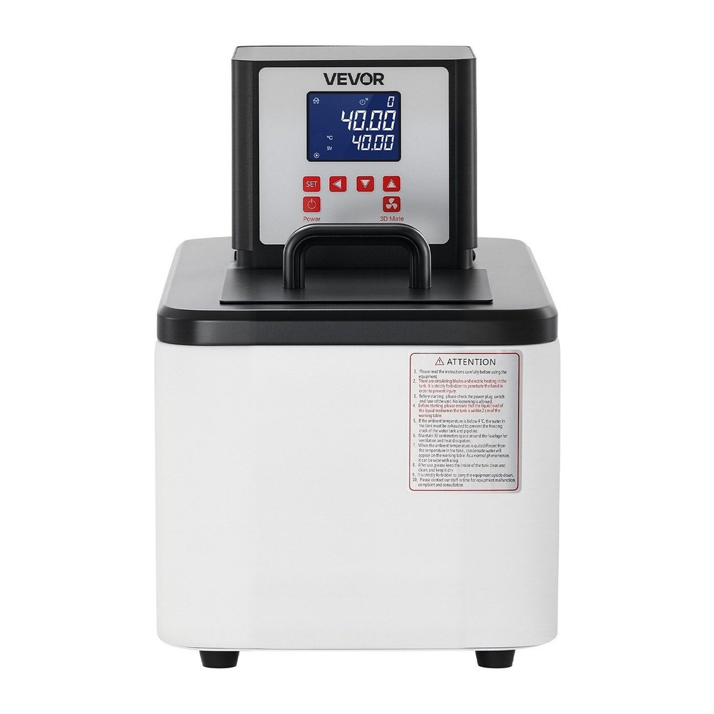 6L High-Temp Oil Bath: 300°C, 0.01°C PID Control, External Loop Ready