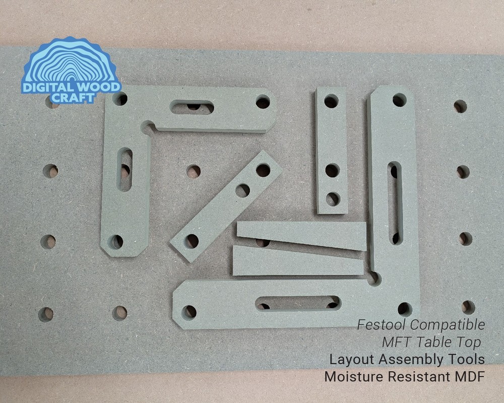 Assembly Tools MFT Table - Layout Square - Right Angle -BenchDog Festool Clamp