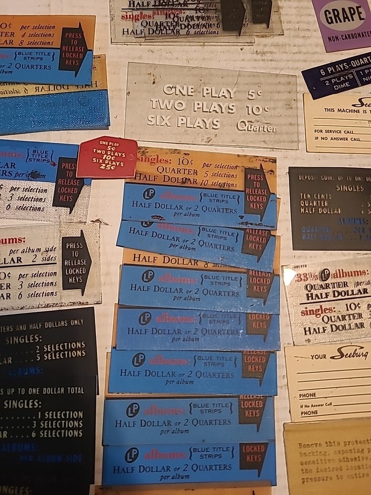 Jukebox Pricing Window Lot