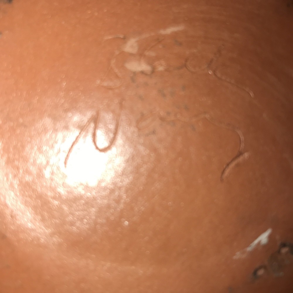 Cedar Mesa Native Pottery Rock Art.  Signed. 5.5"