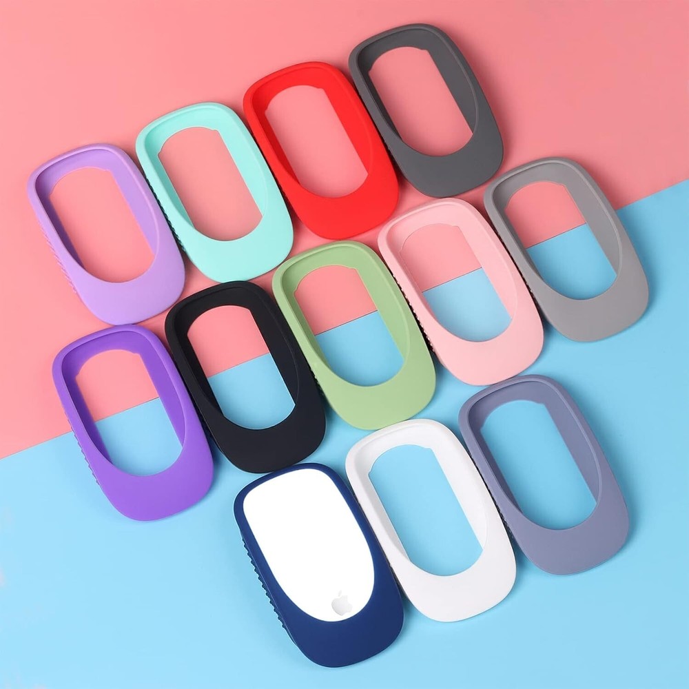 Protector de silicona para Magic Mouse de Apple y iMac (negro)