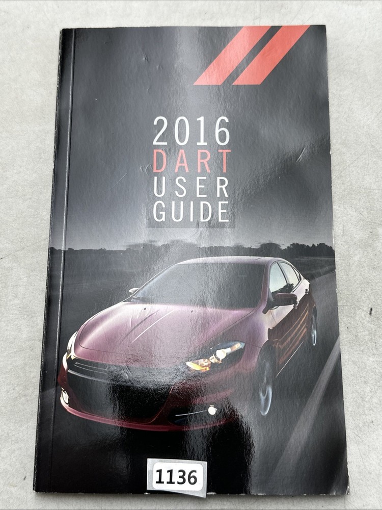 2016 Dodge dart user guide
