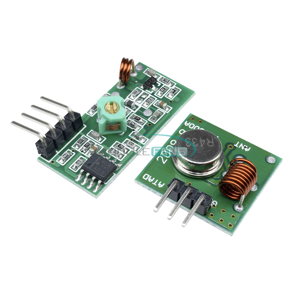10PCS 433Mhz RF Transmitter Receiver Link Kit for Arduin/ARM/MC​U Remote Control
