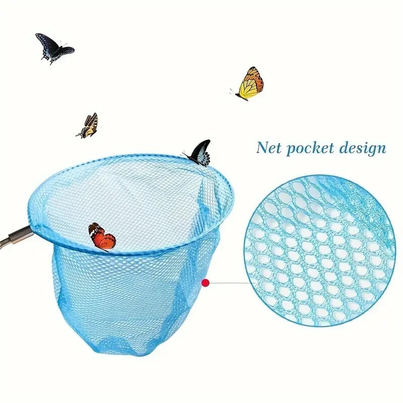 3 Pack Extendable Long Reach Butterfly Net Bug and Insect Catcher