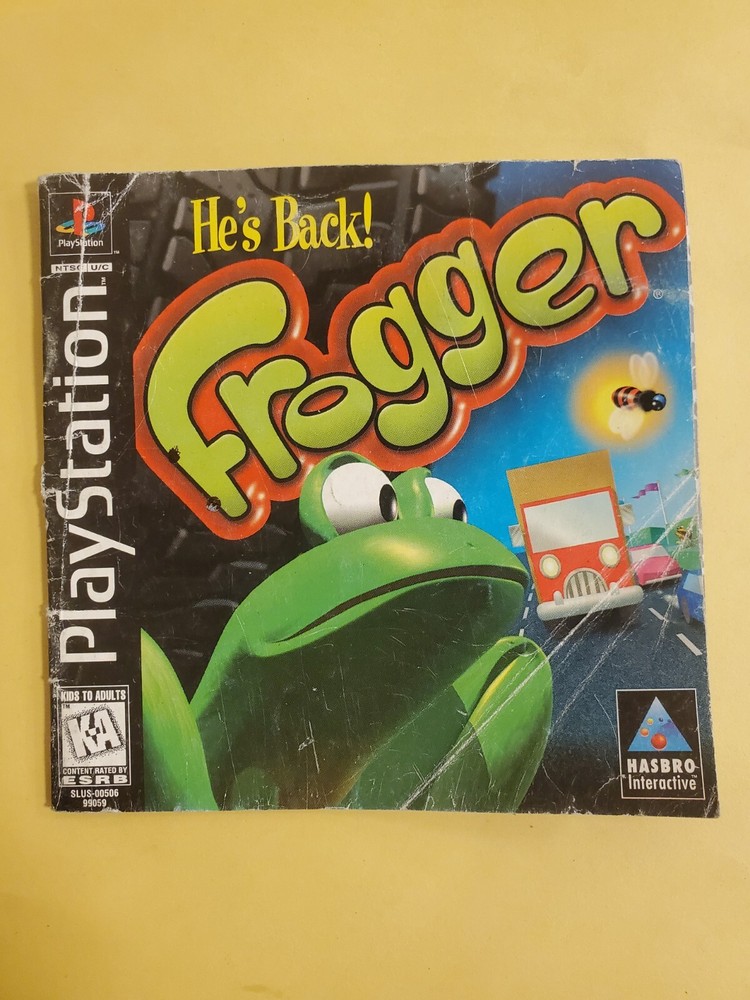 Frogger GH PS1 MANUAL ONLY Authentic Original