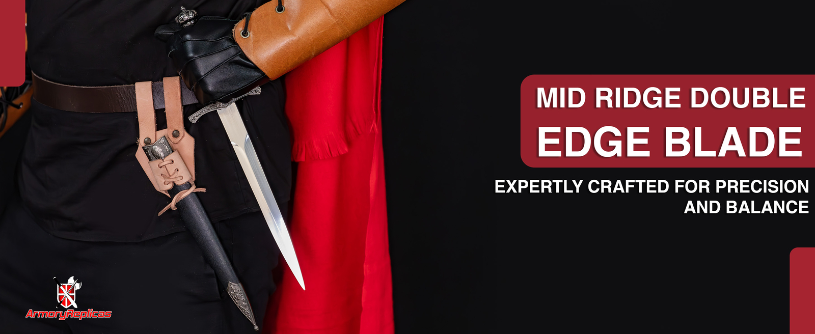 MEDIEVAL KNIGHT HISTORICAL TEMPLAR CEREMONIAL DAGGER COLLECTION W/ SCABBARD