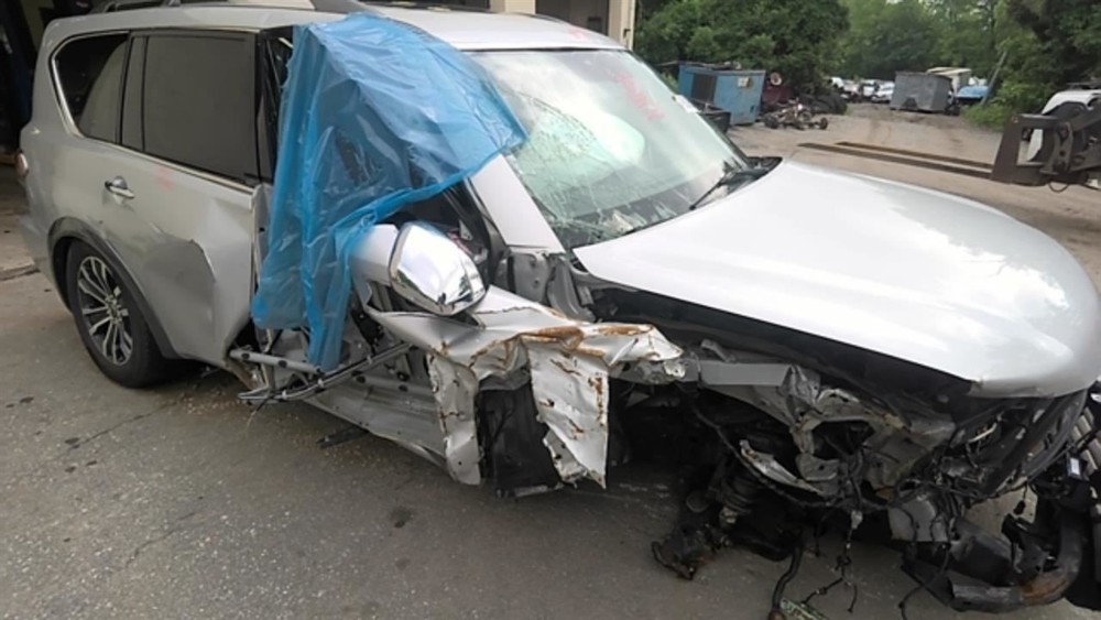 Front View Camera Behind Grille Fits 20 ARMADA 484082