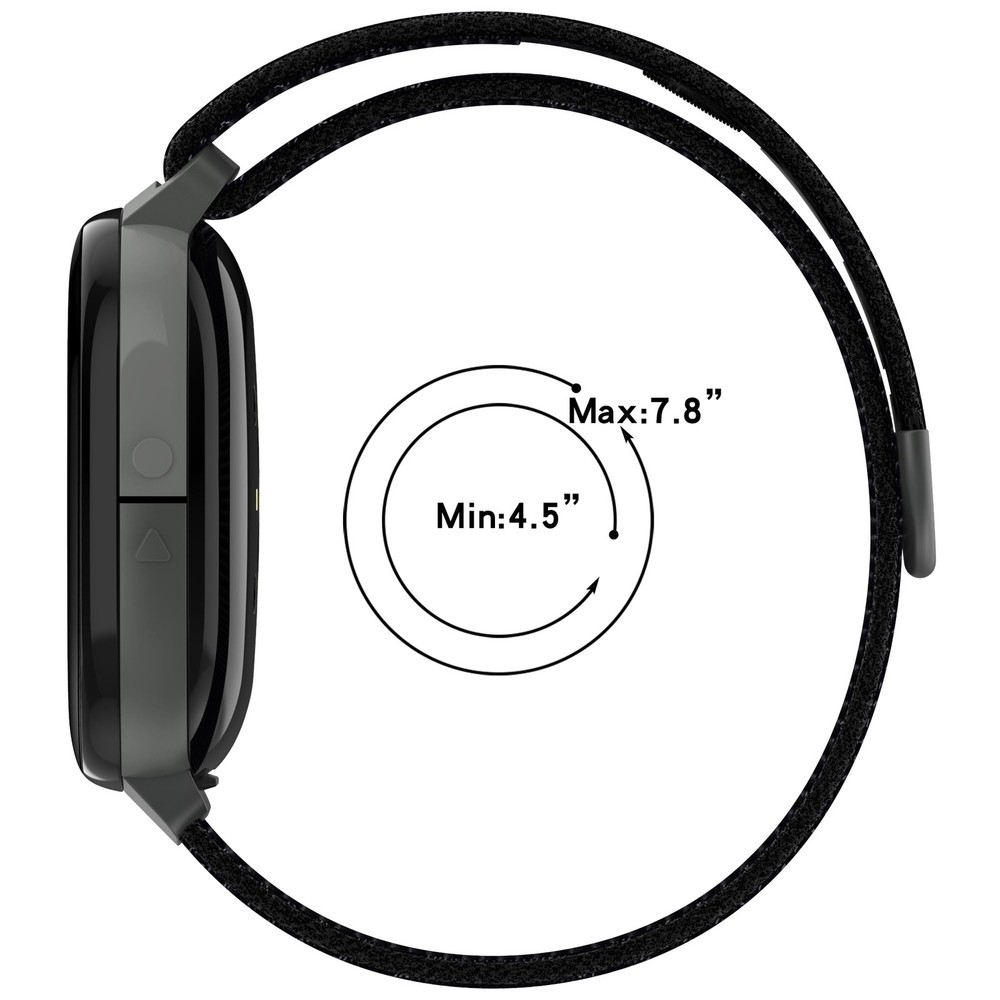 with Fitbit Ace LTE, Quick Release Nylon HOOK LOOP Sport Strap Accessory Fit ...