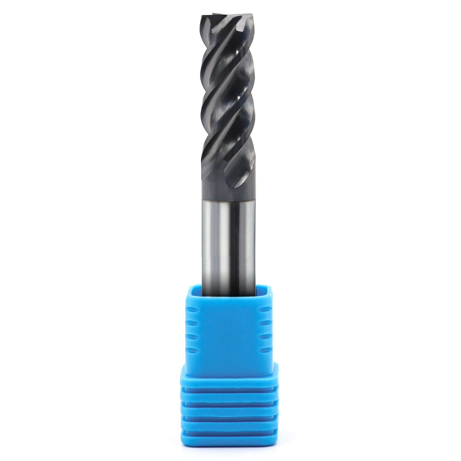 5 PCS 1/8" 4 Flutes Square 45° Helix Carbide End Mill Bits AlTiCrN Coated HRC 50