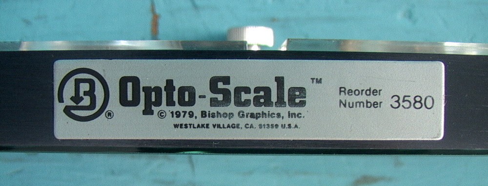 Bishop Opto-Scale Glass Scale 3580