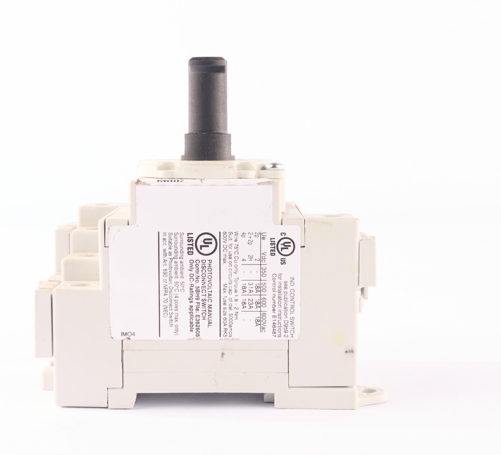 IMO Rotary Isolation Switch SI18-BMDC64R-2H+X/95K