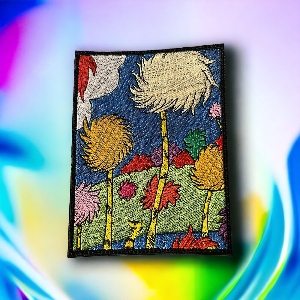 Dr. Seuss Tree stuff Iron On Patch