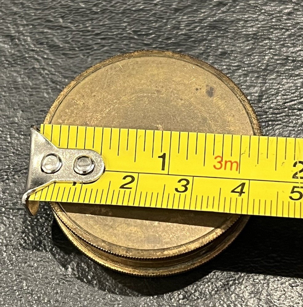 Victorian Brass Cased Pocket Compass