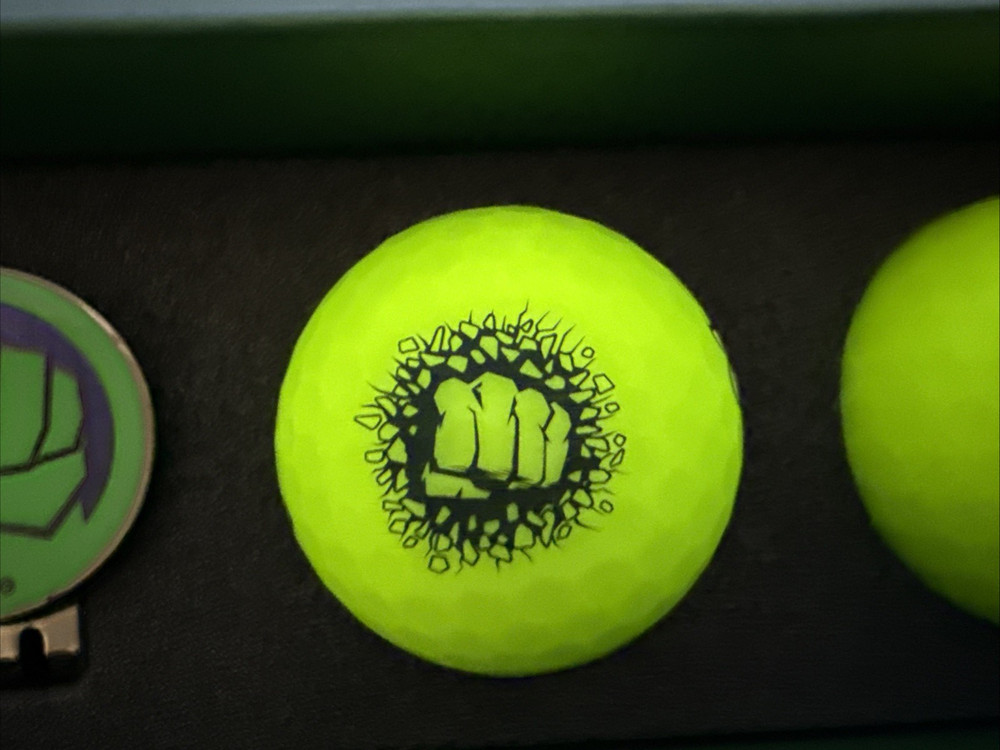 Volvik Vivid Soft Marvel Golf Balls Set Pack Green HULK