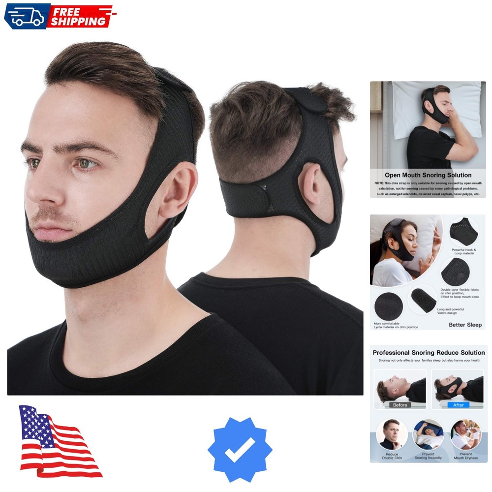 Anti Snore Chin Strap [Upgraded], Snoring Solution Effective Anti Snore Devic...