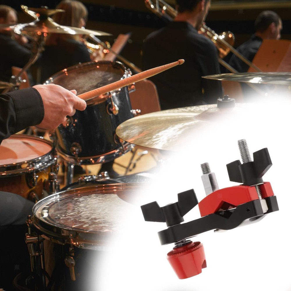 Drum Set Mounting Clamp Mount Clamp Adjustable Cymbal Arm Mounting Bracket
