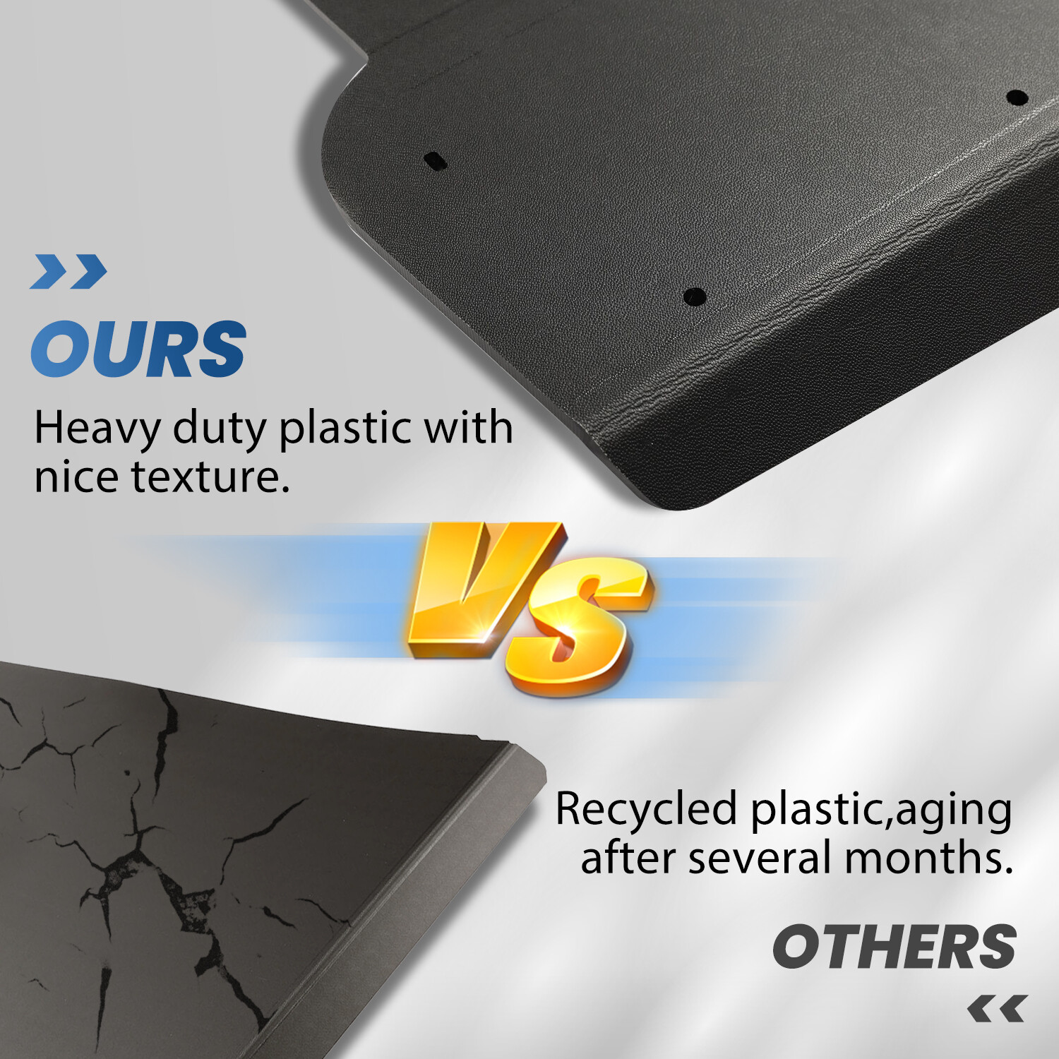 2 pcs Hard Top Roof Fit Polaris Ranger 570 Crew Mid-Size 2015-2019 4 Seat