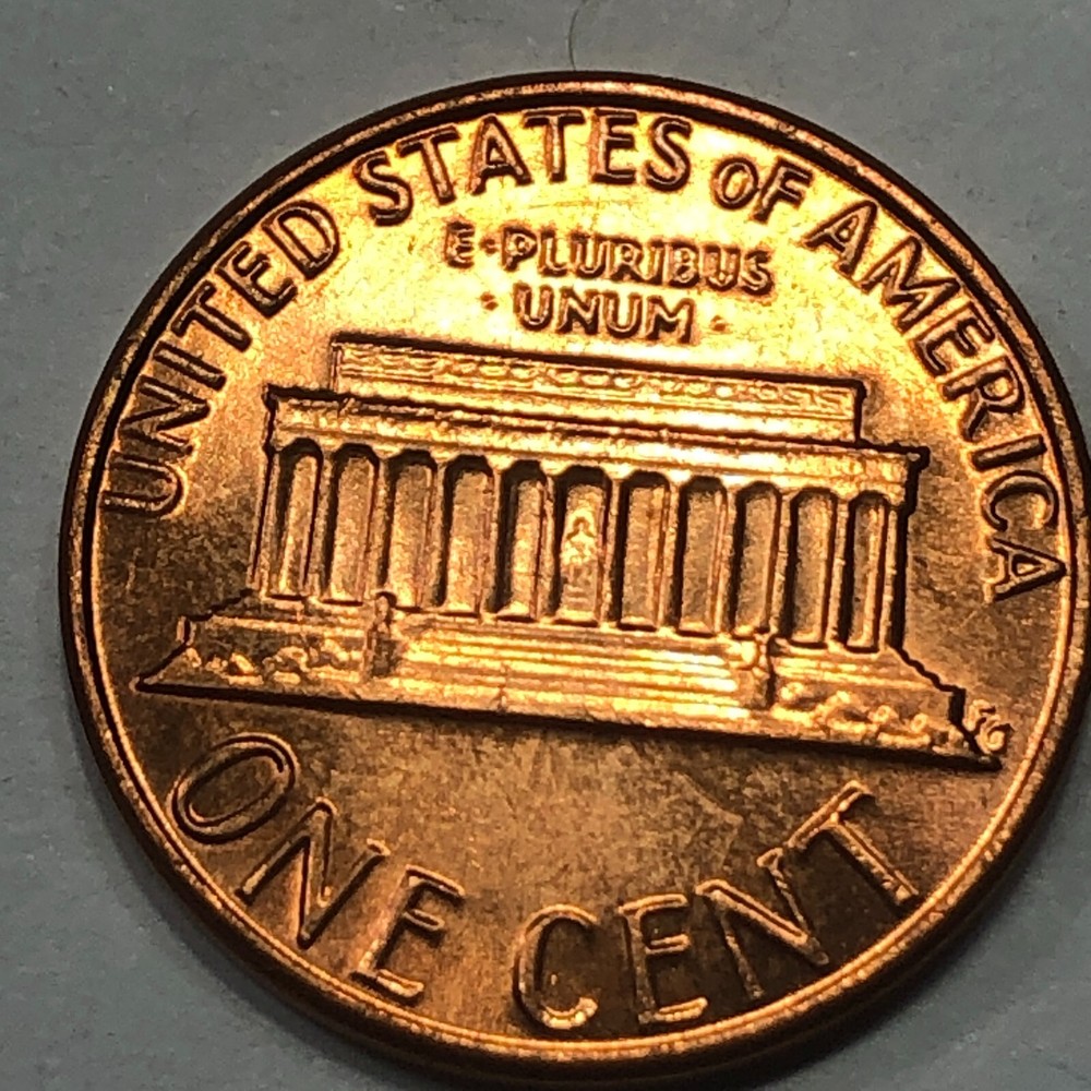 1982 D - Lincoln Memorial Cent - Large Date Copper