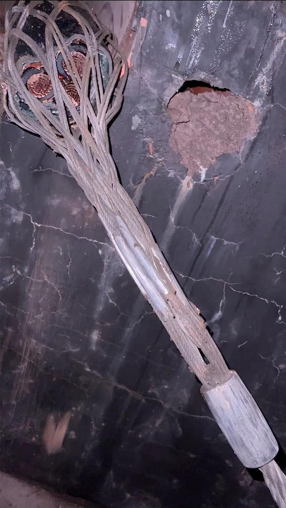 D:13-18mm 0.51Wire & Cable Mesh Pulling Grip, Double Head Cable Pulls, Suitable.