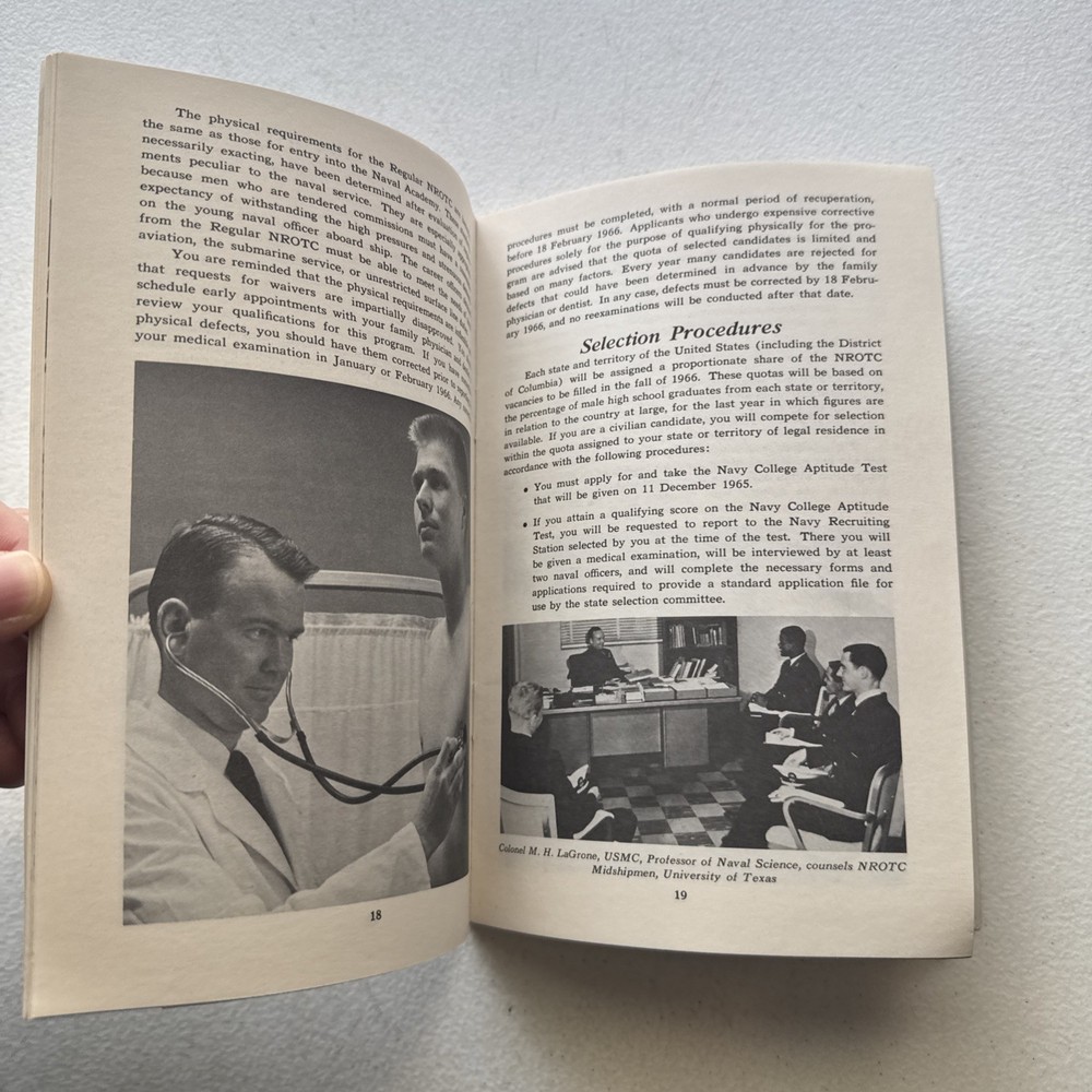 NROTC 1966 Bulletin The Regular Navy Reserve Officers Training Corpse Program