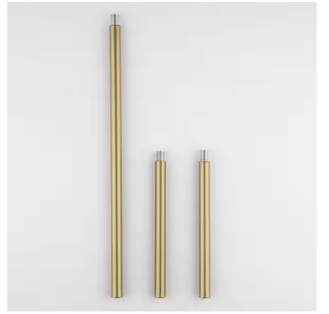Progress Lighting Stem Extension Kit in A Soft Gold Finish
