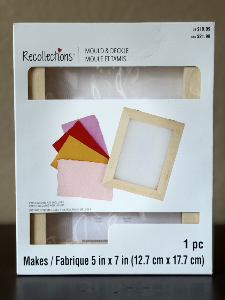 Recollections Papermaking Complete Bundle Mold Deckle Absorption Kit Templates
