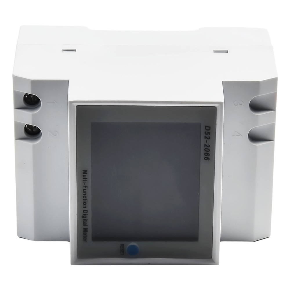 High Precision 100A DIN Rail AC Power Meter With Integrated Current Transformer