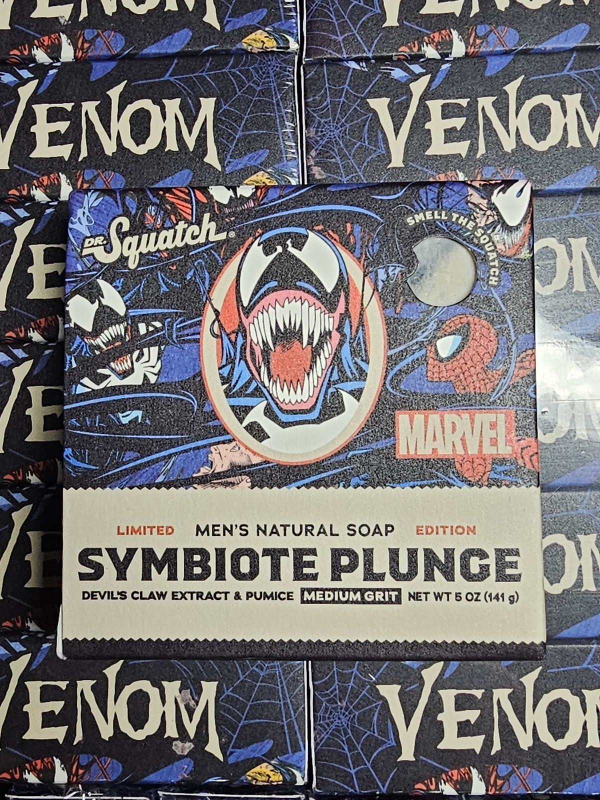 Dr. Squatch Limited Edition Symbiote Plunge Natural Soap Bricc Marvel Venom