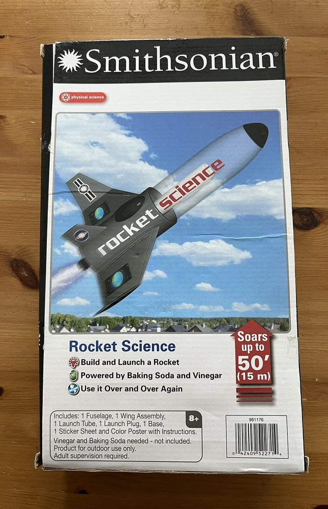 Smithsonian Science Activities Rocket Kit Toy set For Kids, NEW
