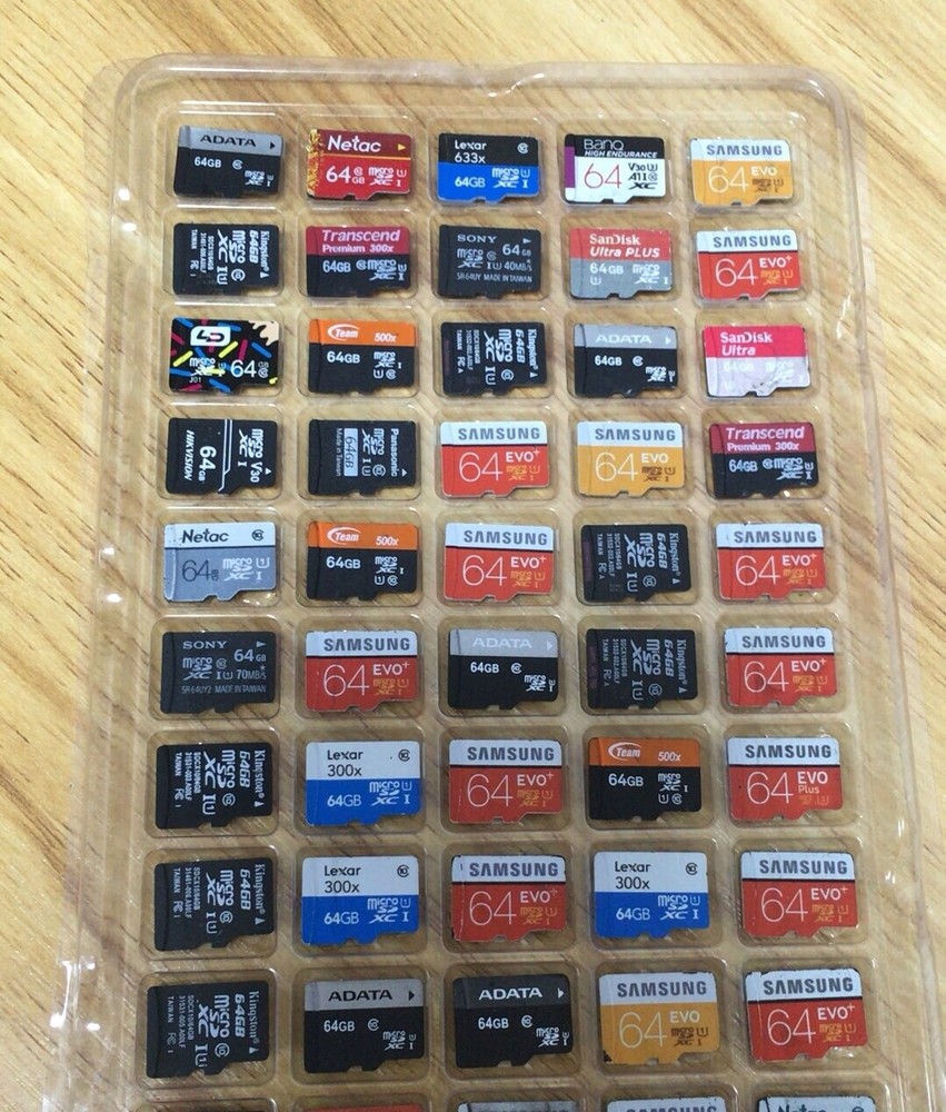 5/10/20Pcs 64GB TF SD Cards Flash Memory