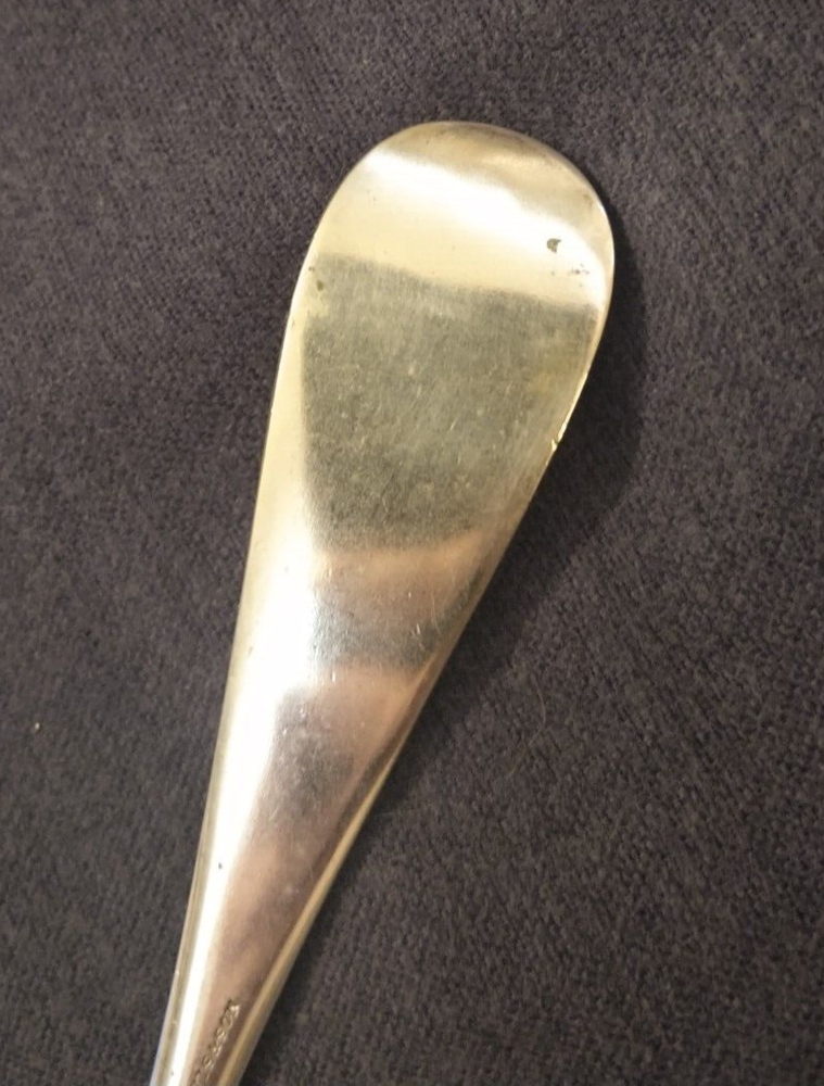 silverplated COLD MEAT (serving) FORK fancy beaded SHELL PATTERN Jarvis & Son