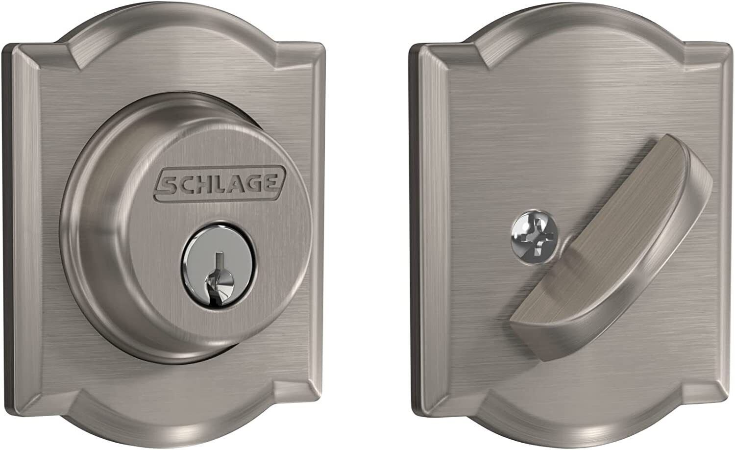 Schlage Single Cylinder Keyed Entry Grade 1 Deadbolt, B60N CAM