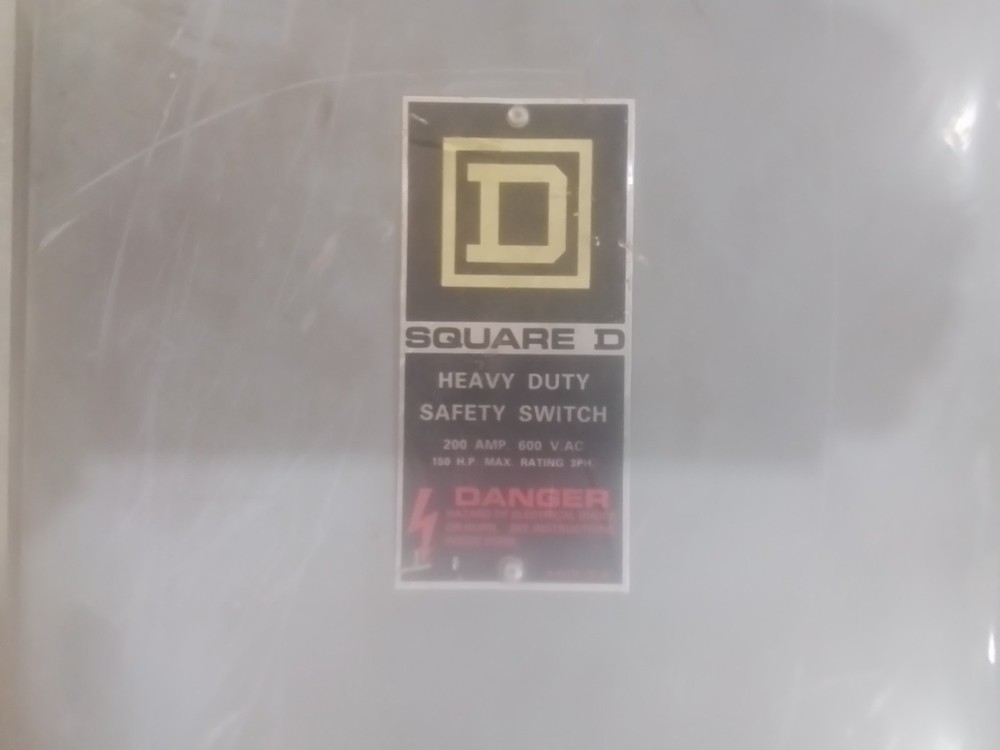 Square D H-364 Series E1 Safety Switch (F13E)