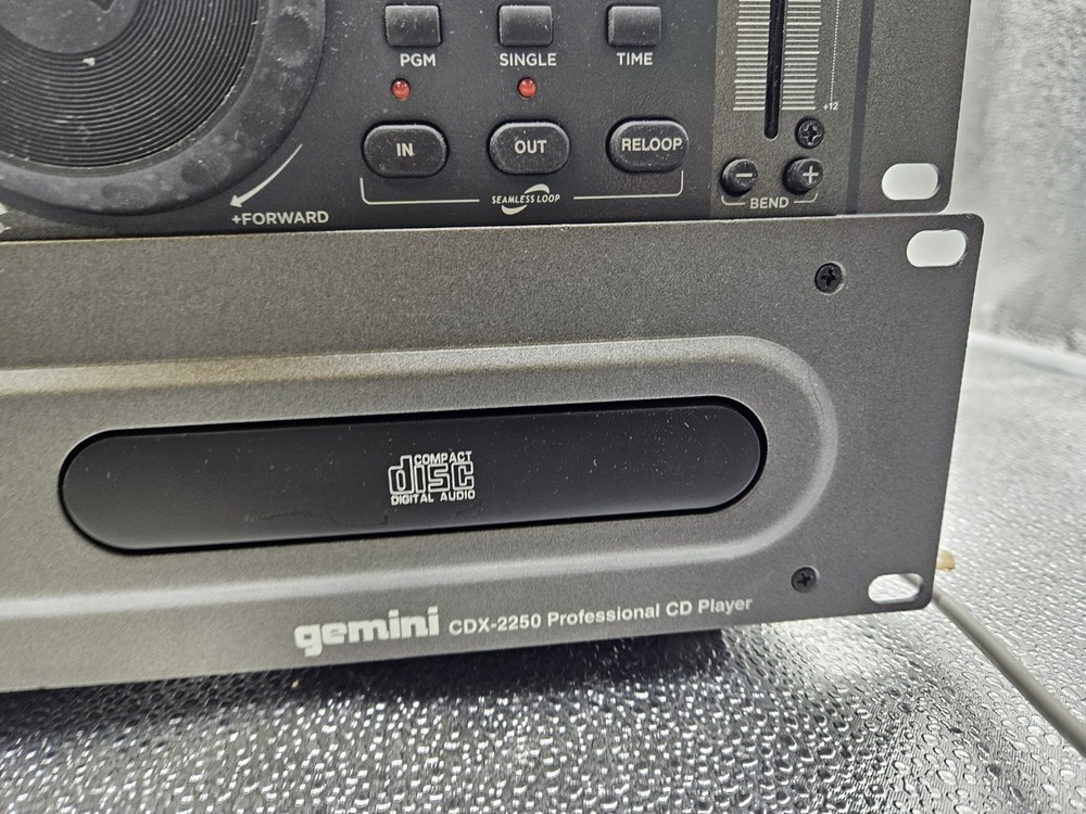 Gemini CDX-2250 Professional CD/MP3-Player Test Working