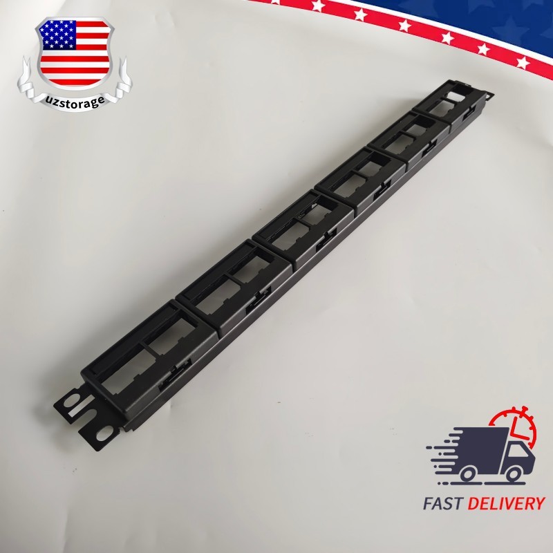 NEW For Panduit Mini CPP24WBLY CAT6, 5E 24 port modular patch panel