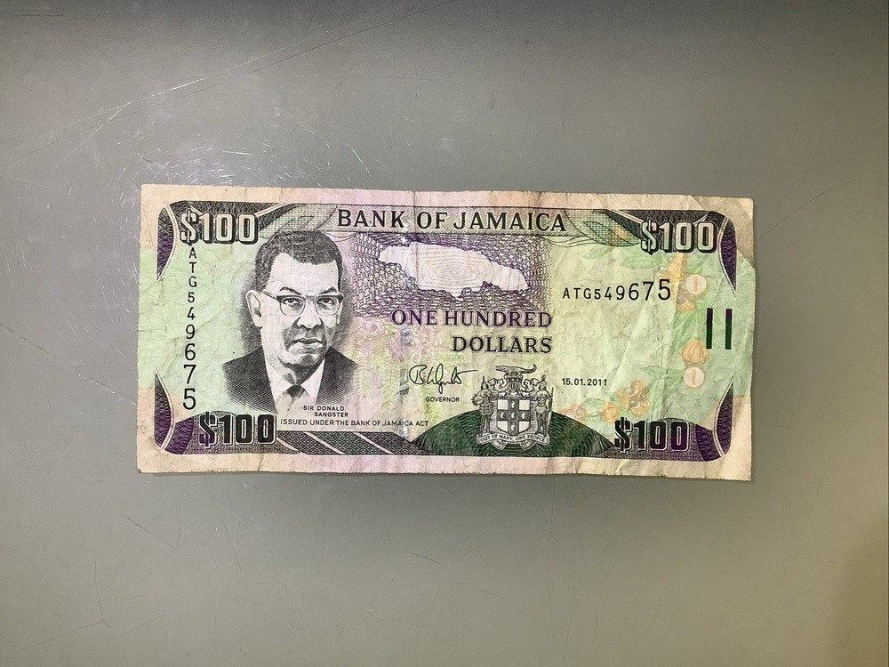 Jamaica 100 Dollars 2011 Circulated