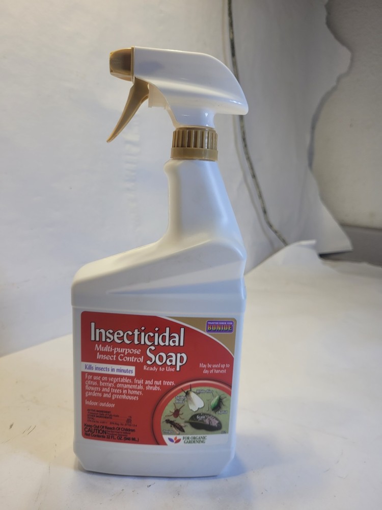 Bonide Insecticidal Liquid Soap Multi Purpose Control 32oz Bottle Ready To Use