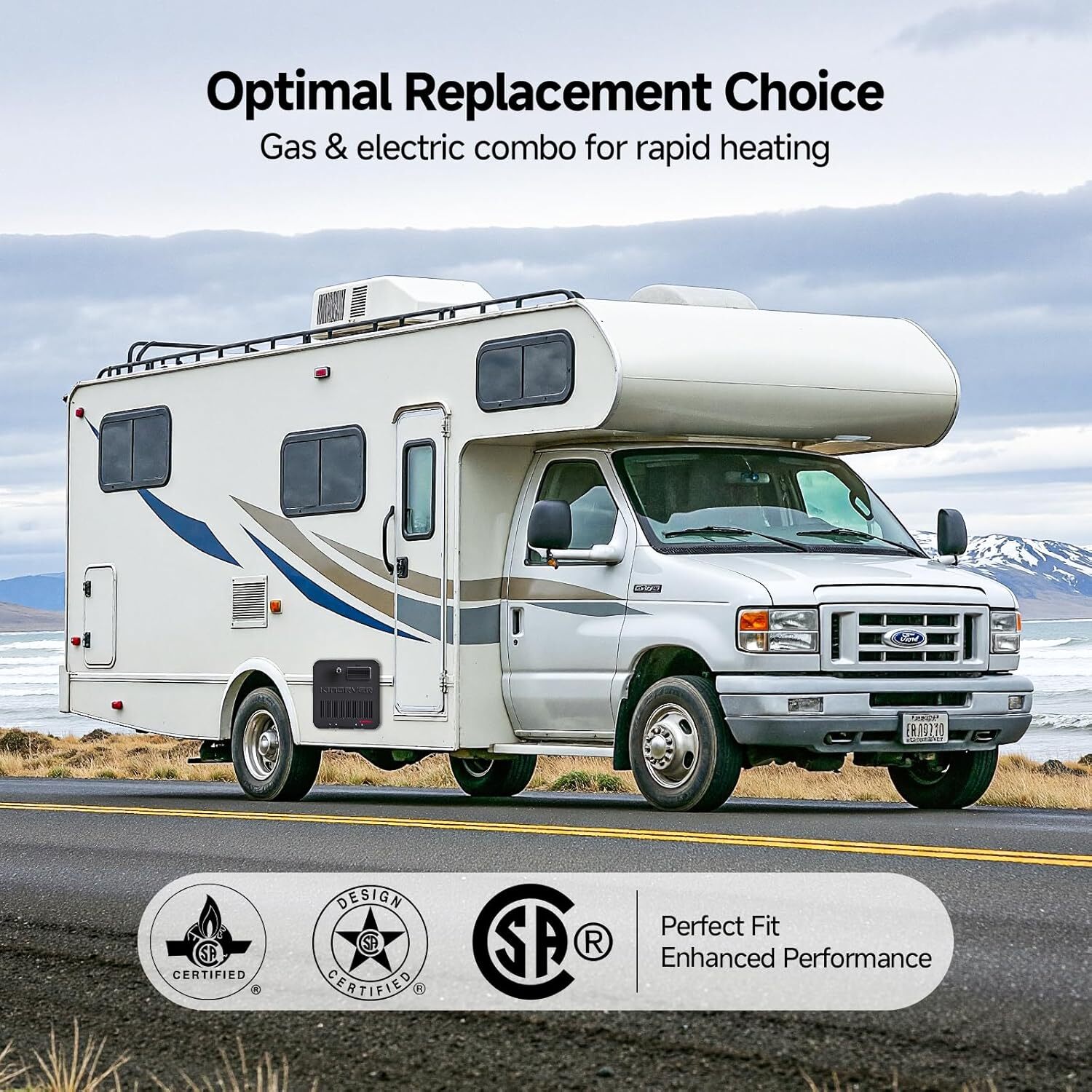 6 Gallon RV Water Heater Gas & Electric For Suburban Dometic RV Hot Water Heater