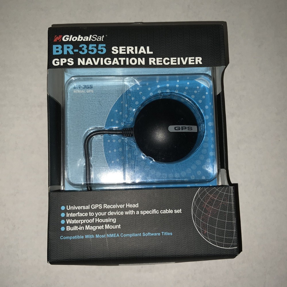 NEW GlobalSat Serial GPS Receiver (BR-355)