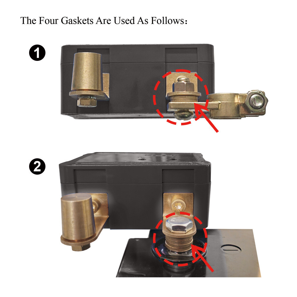 Remote Battery Disconnect Switch 12V 240A Kill Switch for Car with Led Voltage
