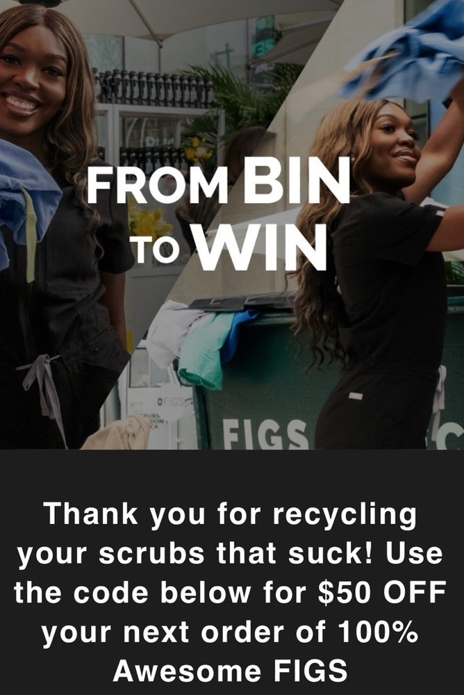 Figs Physical Digital Gift Card $45