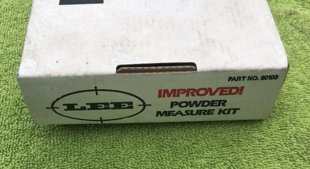 Lee Improved Reloading Powder Measure Kit With 15 Measures Includes Slide Chart